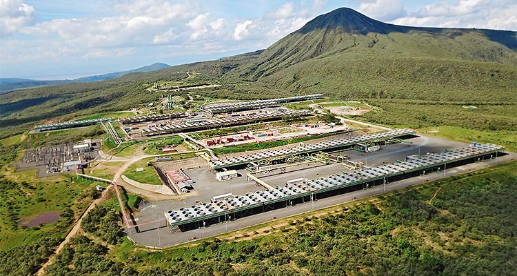 Geothermal energy plant