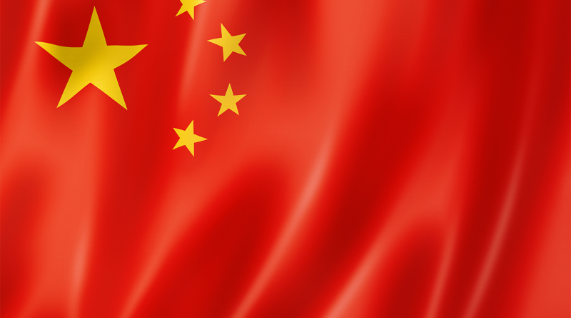 Chinese flag to support China tariffs article