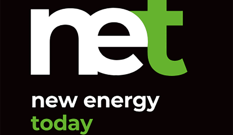 New Energy Today (NET) magazine's logo, Finelight Media's newest brand release