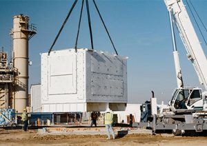 a thermal battery module from Antora Energy being installed