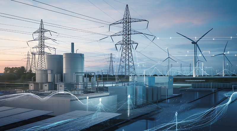 Natural gas power plant supporting upgraded U.S. electricity grid for AI and EVs