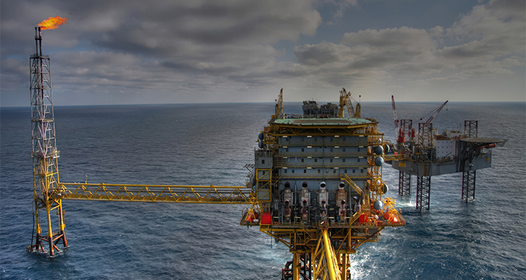Offshore oil rig
