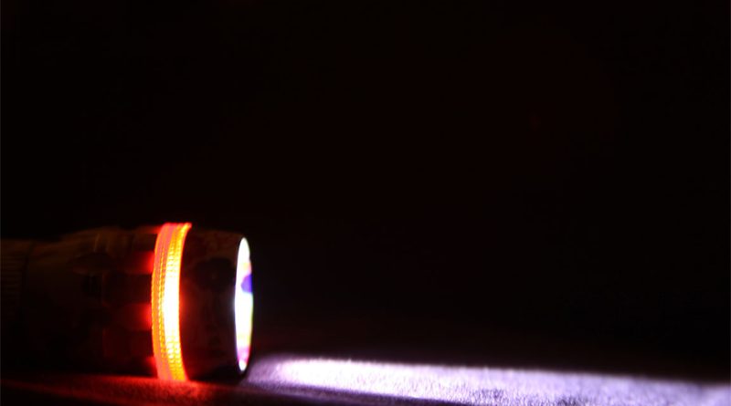 Torch laid in pitch black room to support Spain and Portugal blackout article
