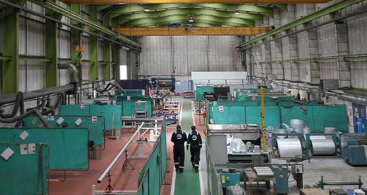 interior of a facility owned by Tulway Engineering Limited