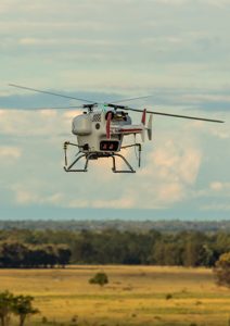 SwissDrones SDO 50, a state-of-the-art unmanned helicopter designed for various applications, including long-range inspections and surveillance