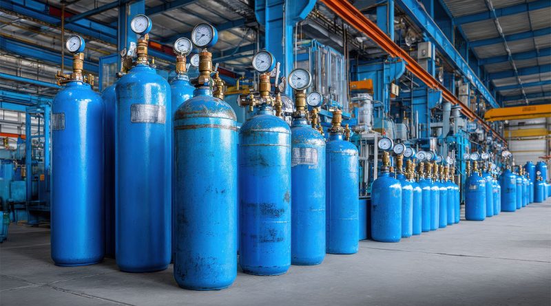 industrial gas cylinder