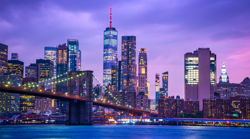 Brooklyn Bridge and Manhattan