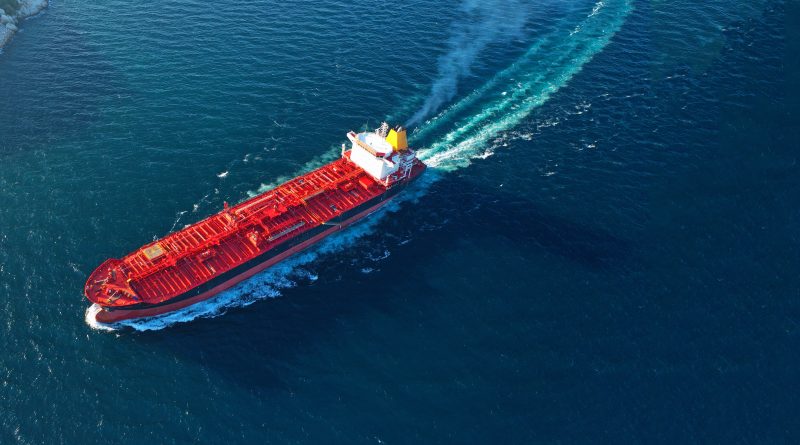 Oil tankers near a major export terminal as US fuel exports surge during the Strait of Hormuz crisis.