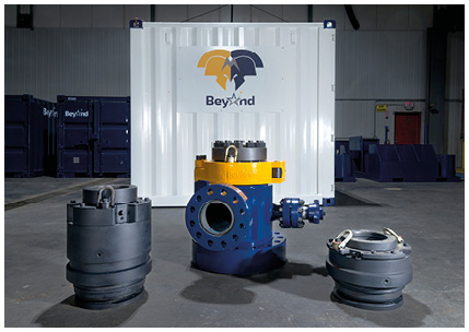 a Beyond Energy Services & Technology rotating control device (RCD) used in managed pressure drilling