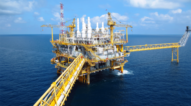 Offshore construction platform for production oil and gas
