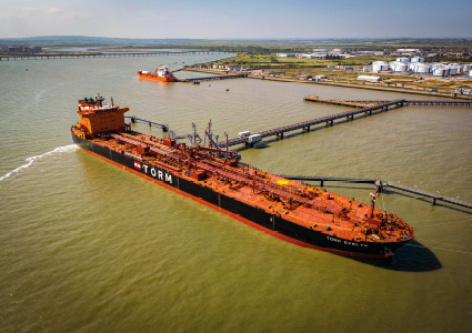 a large product tanker operated by the Danish shipping company TORM.