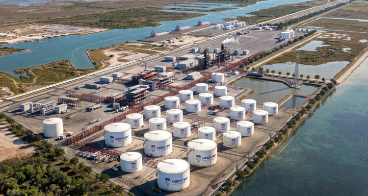 the America First Refining Facility located at the Port of Brownsville, Texas