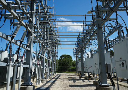 an electrical substation