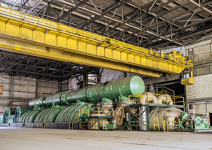 a steam turbine and generator set